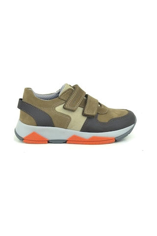 Ortopedikal 3880 Rakerplus Hakiki Deri Kahve-kahve Çocuk Sneakers Spor Ayakkabı Cırtlı Kahverengi
