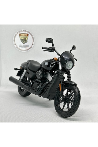 Harley Davidson Street 750 1:12 Diecast Maket Motor Metal Model Motosiklet