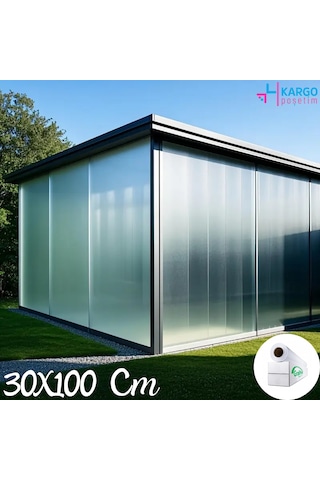30 Cm X 1 Metre Cam Kumlama, Ofis, Duşakabin Ve Balkon Camı Kaplama Folyosu