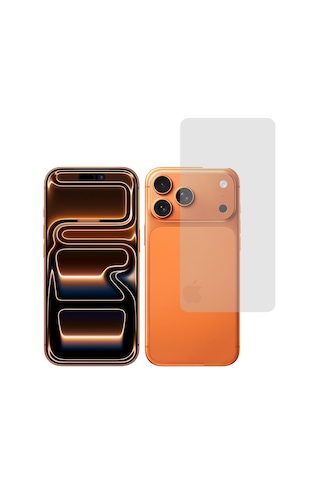 Microcase Apple iPhone Uyumlu 17 Pro Max Full Arka Kaplama Koruma Filmi -al3281