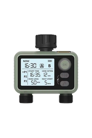 2 Çıkışlı Otomatik Sulama Zamanlayıcısı