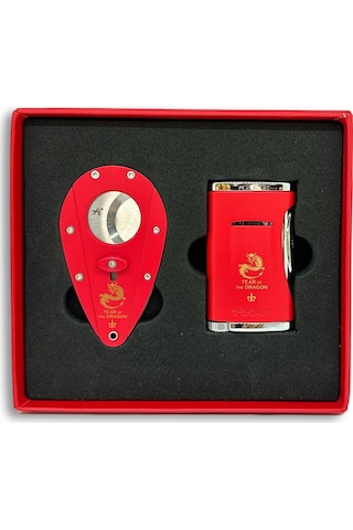 Xikar Year Of The Dragon Limited Puro Çakmağı Ve Kesici Seti