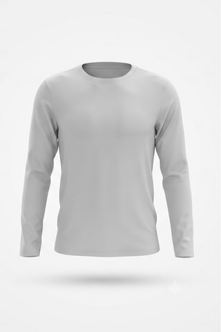 Kiagu Erkek Çocuk Uzun Kollu Basic Düz Tişört %100 Pamuk Bisiklet Yaka T-shirt 2-13 Yaş Gri
