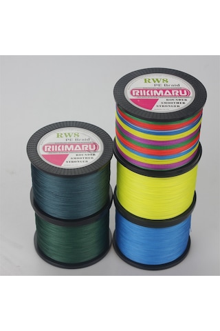 RIKIMARU Rw8 1000 Metre,0.26 Mm 8 Katlı Multicolour-çok Renkli-