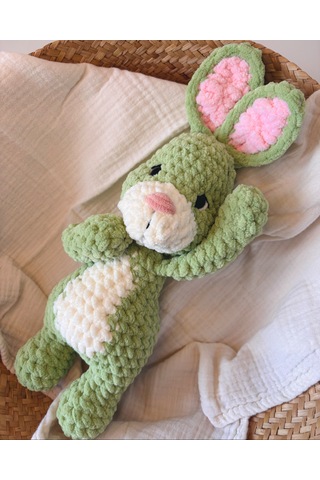 Winnie The Pooh-rabbit Peluş Oyuncak Pembe - Yeşil