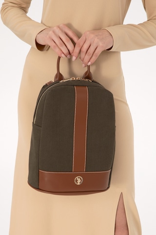 U.S. Polo Assn. Kadın Haki Kanvas Sırt Çantası 50300291-VR027