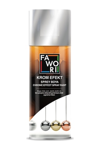 Fawori Krom Efektli Sprey Boya 400 ML Bakır