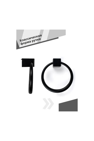 Centr Mebel'noj Furnitury Siyah Mat Düğme Kolları 4 Adet 260188920 Siyah Mat