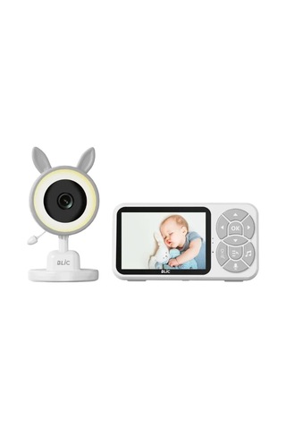 Lcd Ekranlı Bebek İzleme Kamerası Ninnili Gece Görüşlü Güvenlik Sistemi Yeni Nesil Beyaz