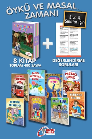 Öykü Ve Masal Zamanı Dizisi Kutulu 8 Kitap