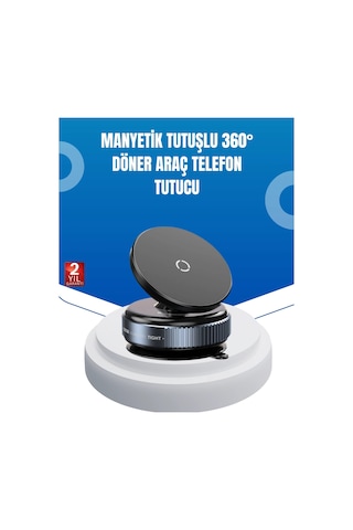 Evrensel Manyetik Araç Telefon Tutucu 360 Döner Başlık
