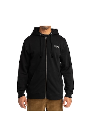 Billabong Arch Zip-up Erkek Sweatshirt Siyah