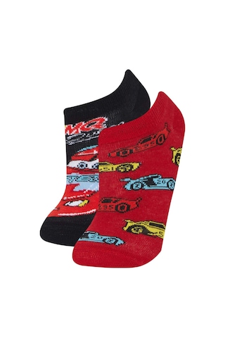 DeFacto Erkek Çocuk Cars 2'li Pamuklu Patik Çorap E5229A8NSKR1
