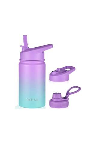 Yalıtımlı Çocuk Su Şişesi 12 Oz Paslanmaz Çelik Su Şişesi Çocuklar Için Saman Kapaklı Kızlar, Erkekler Için Gwkx8b Diğer