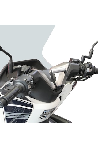 Gp Kompozit Honda Pcx 125 / 150 2025-2026 Uyumlu Telefon / Navigasyon Tutucu Siyah