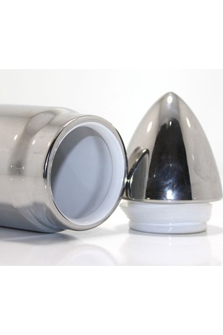 Mermi Tasarımlı Termos Bardak Gümüş Diğer