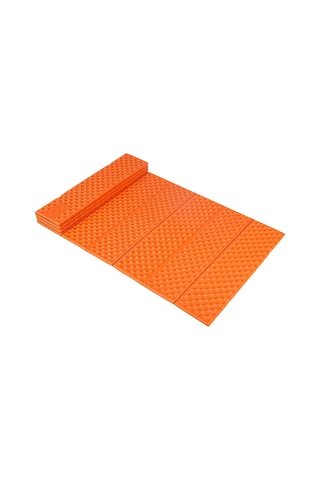 Ultra Hafif Katlanır Yoga & Pilates Matı - Yer Kaplamayan 10 Mm. Turuncu