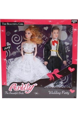 Anlily Gelin Ve Damat Bebek Seti - 02264