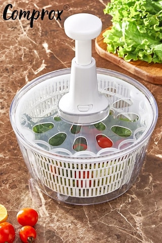 Pratik 5lt Manuel Sebze Kurutucu Salata Kurutucu 822qserı Diğer