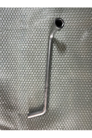 24 Mm Bijon Anahtarı Kalın L Tip Çelik Eğri Kol