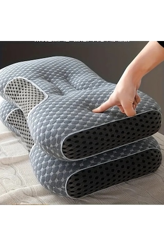 Zyzqstore Servikal Destekli Nefes Alabilen Örme Yastık - Her Zaman Uygun, Çok Renkli, Konforlu Çok Renkli