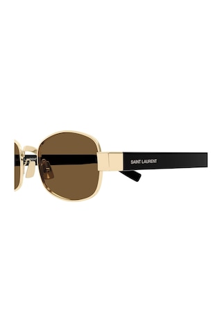 Saint Laurent Sl706 001 53 Unisex Güneş Gözlüğü Altın