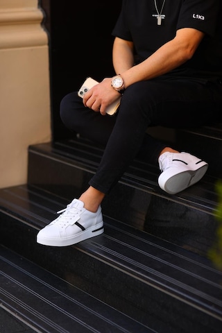 Serhat Özköroğlu-beyaz Erkek Sneakers Beyaz Beyaz