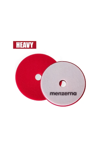 Menzerna Rotary Ve Orbital Uyumlu Kalın Pasta Süngeri 130/150mm - Kırmızı Çizik Giderici Ped