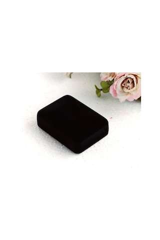 Kadife Siyah Hediye Kolye Kutusu Tkt06 Siyah