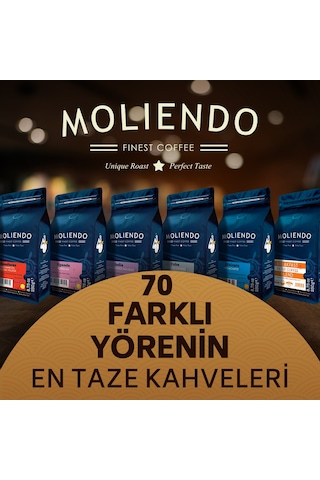 Moliendo Ekonomik Paket  Çekirdek Kahve 3 x 250 G