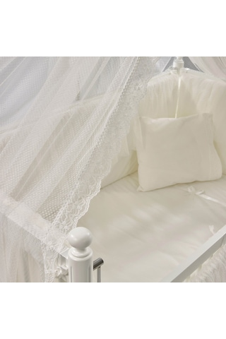 Meltem Kids Mondo Ekru Pamuklu Bebek Uyku Seti 60 x 120 CM Ekru