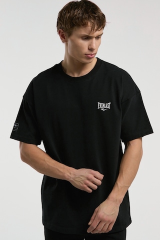 Everlast Ever Essentials Oversize Siyah Erkek Tişört Siyah