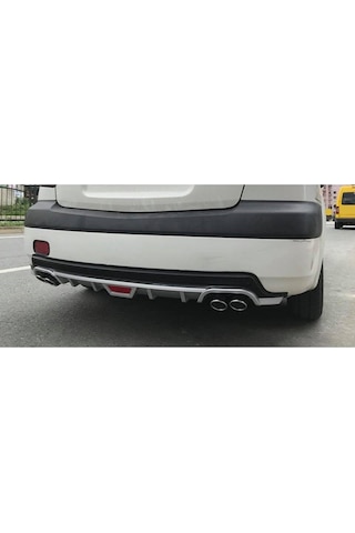Hyundai Accent Blue Uyumlu Body Kit Difüzör 4 Çıkış Yuvarlak Gri Model 1