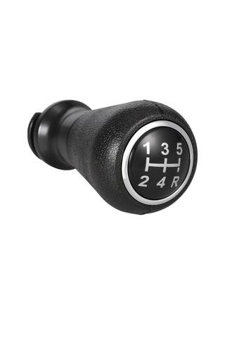 Didadodo 5 Vitesli Topuz - Siyah Kauçuk & Plastik - Peugeot İçin Uygun, Yüksek Kaliteli Siyah