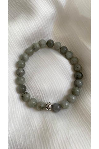 8mm Labradorit Doğal Taş Bileklik Çok Renkli