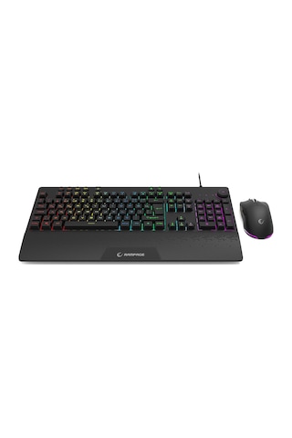 Rampage Eclipse Q Türkce Rgb Kablolu Oyuncu Klavye Mouse Seti Optik