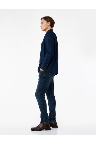 Koton Normal Bel Skinny Fit Jean Pantolon - Michael Jean İndigo Stone 6wam40051nd İndigo - Taş