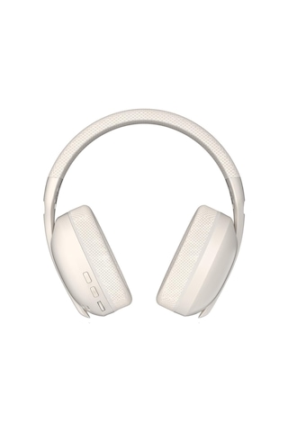 Aula S6 Type-C Mikrofonlu Bluetooth Oyuncu Kulaklığı Krem