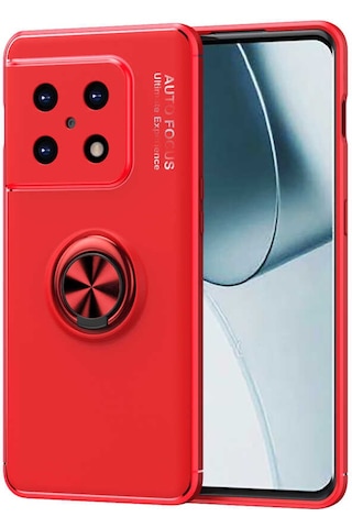 One Plus 10 Pro Kılıf Yüzüklü Kamera Korumalı Range Ring Silikon Kılıf