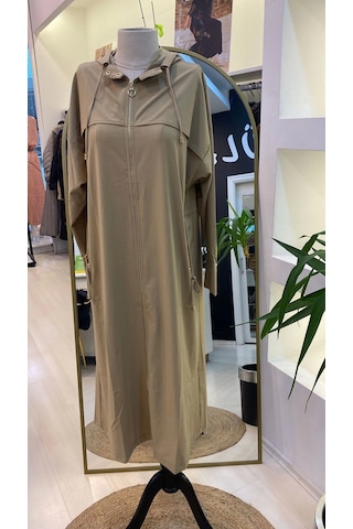 İnvee Kapşonlu Kap 6830 Camal Camal Camel