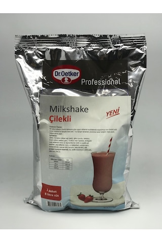 Dr. Oetker Profesyonel Çilek Aromalı Milkshake Tozu 1 KG Dr. Oetker Profesyonel Çilek Aromalı Milkshake Tozu 1 KG
