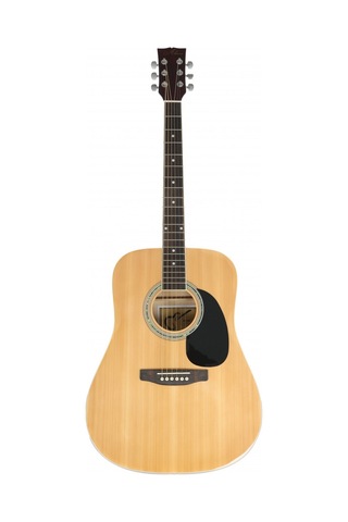 Almira F650n Naturel Akustik Gitar Çelik Telli Dreadnought Gövde Güçlü Ses