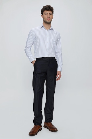 İmza Lacivert Gabardin Yan Cep Açık Paça Basic Comfort Fit Esnek Pantolon 1003255005 Lacivert