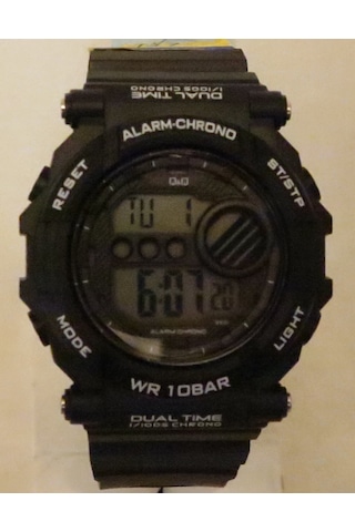 Q&Q Dijital-Silikon Erkek Kol Saati(M136J002Y)WR10BAR-ALM
