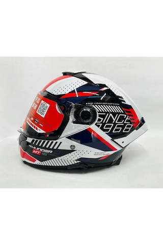Mt Thunder 4sv Luminence A7 Şefaf Vizörlü Kask Parlak Renk Çok Renkli Çok Renkli