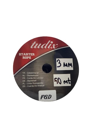 Fgd Motor Çekme Çalıştırma Starter İpi 3Mm 50 Metre