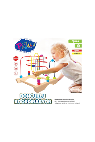 Play Wood Ahşap Boncuklu Koordinasyon 354