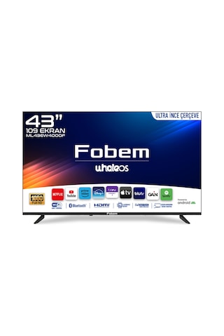 Fobem ML43EW4000F 43" Whale Full HD LED TV