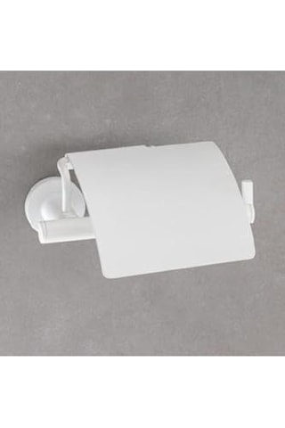 Kapaklı Tuvalet Kağıtlığı Beyaz Renk 85x118x170 Mm Çok Renkli