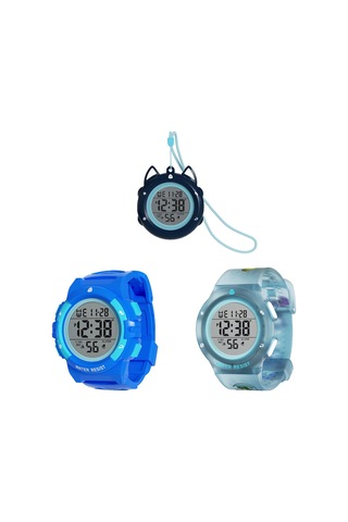 Spovan K01 Erkekler Çocuk Led Aydınlık Su Geçirmez Elektronik Spor İzle Şeffaf Çok Renkli